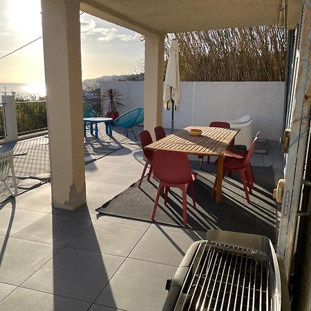 Superbe Terrasse Avec Vue Panoramique Sur La Mer มาร์กเซย ภายนอก รูปภาพ